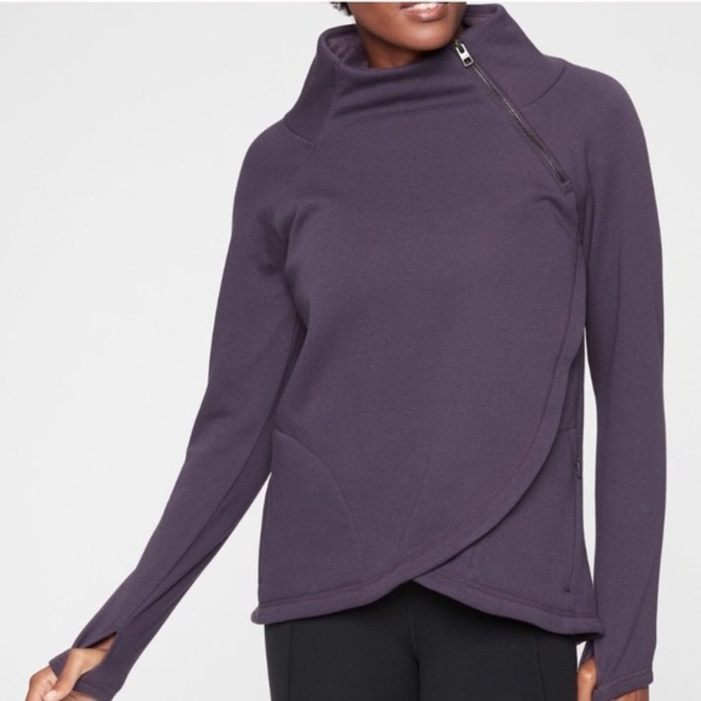 Athleta Beyond Soft Asym Pullover Sweater XS
